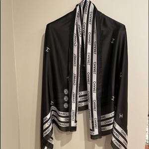 Black Chanel Scarf